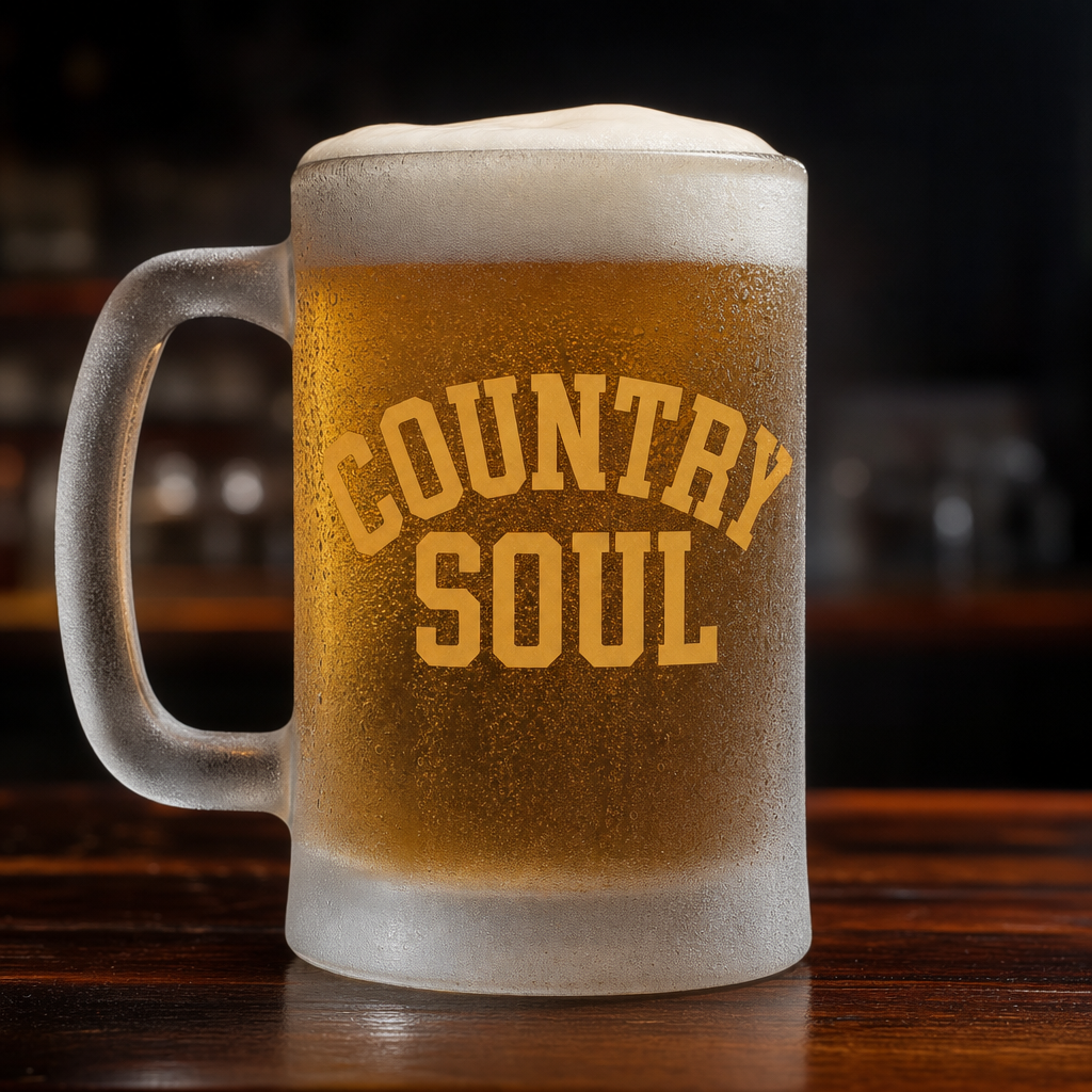Frosted Glass Beer Mug