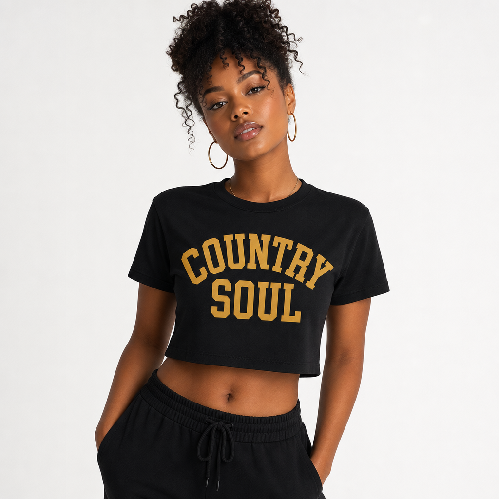 Women's Cropped Cotton T-Shirt (Bella+Canvas)